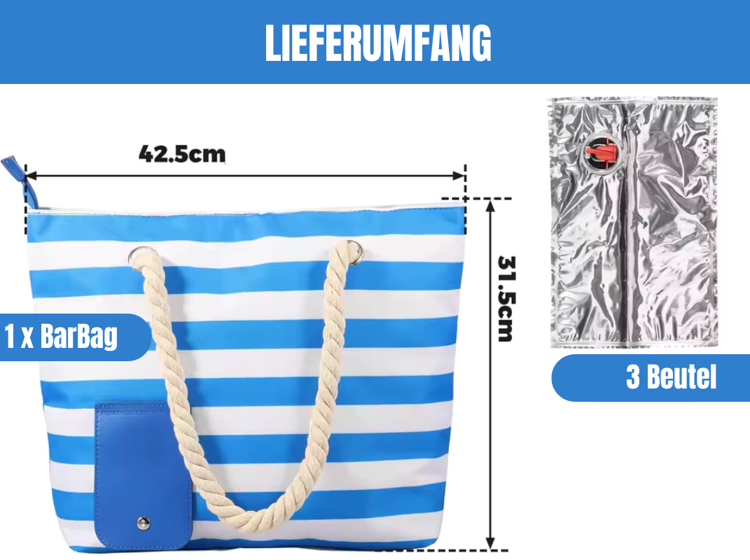 Virale BarBag (Blau)